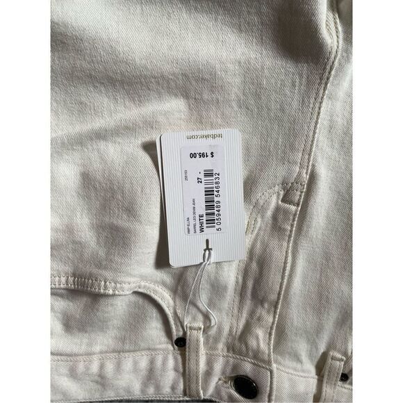 NWT Ted baker white barrel leg denim jeans size 27 - Picture 6 of 9
